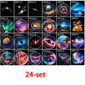 2-in-1 Galaxy Projector Night Light USB Projection Lamp with 12 Projection Films