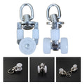 8pcs Heavy Duty Curtain Track Hooks Pulley Runners Gliders for Pergola Canopy