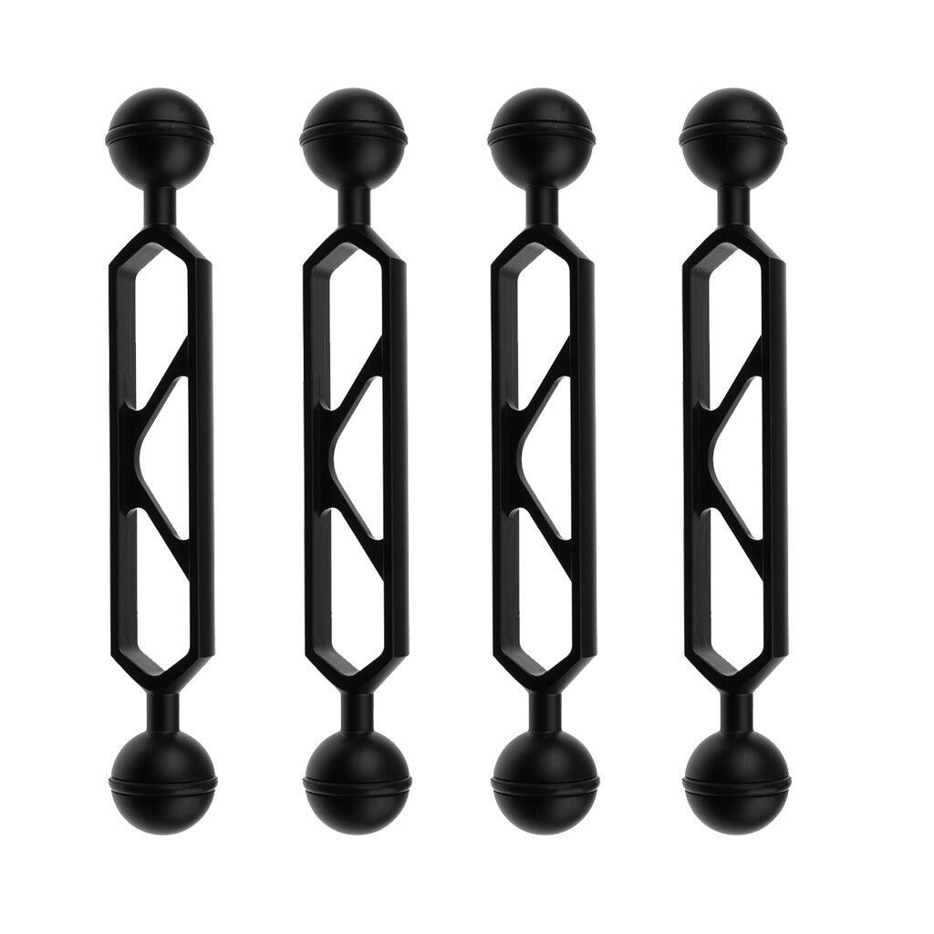 4Pcs Underwater Camera Scuba Diving Light 6" Dual Ball Joint Arm Clamp Mount