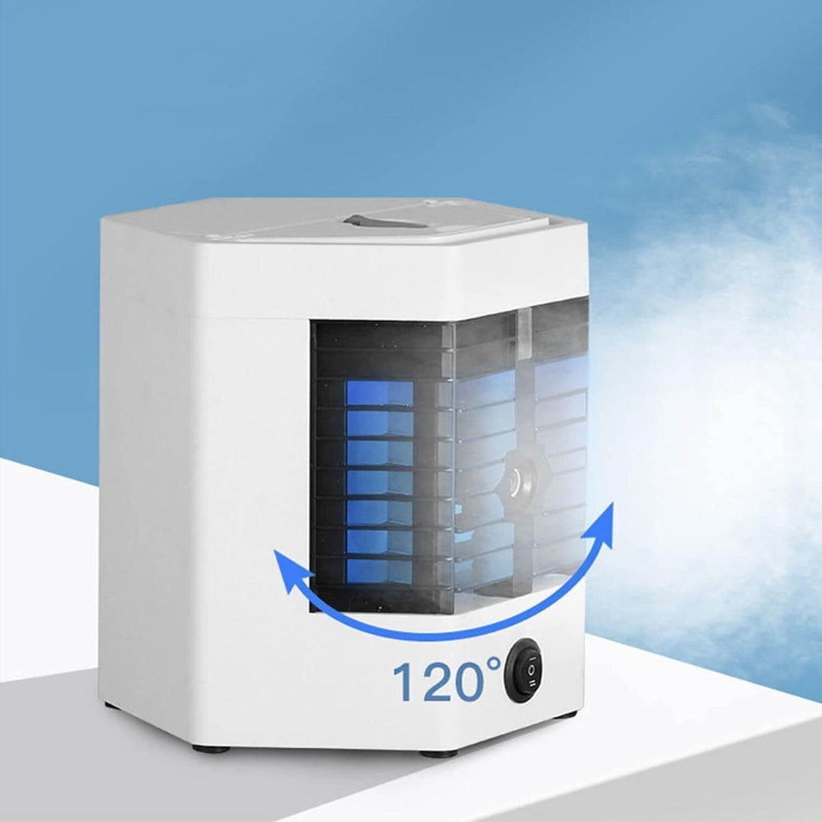 Air Cooler Fan Evaporative Ice Cold Cooling Air Conditioner Humidifier Portable-