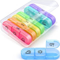 7 Day Pill Box Weekly Dispenser Container Tablet Daily Case Medicine Organizer
