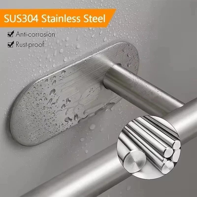 Toilet Roll Holder Dispenser Wall Mounted Stainless Steel Modern Style UK🔥