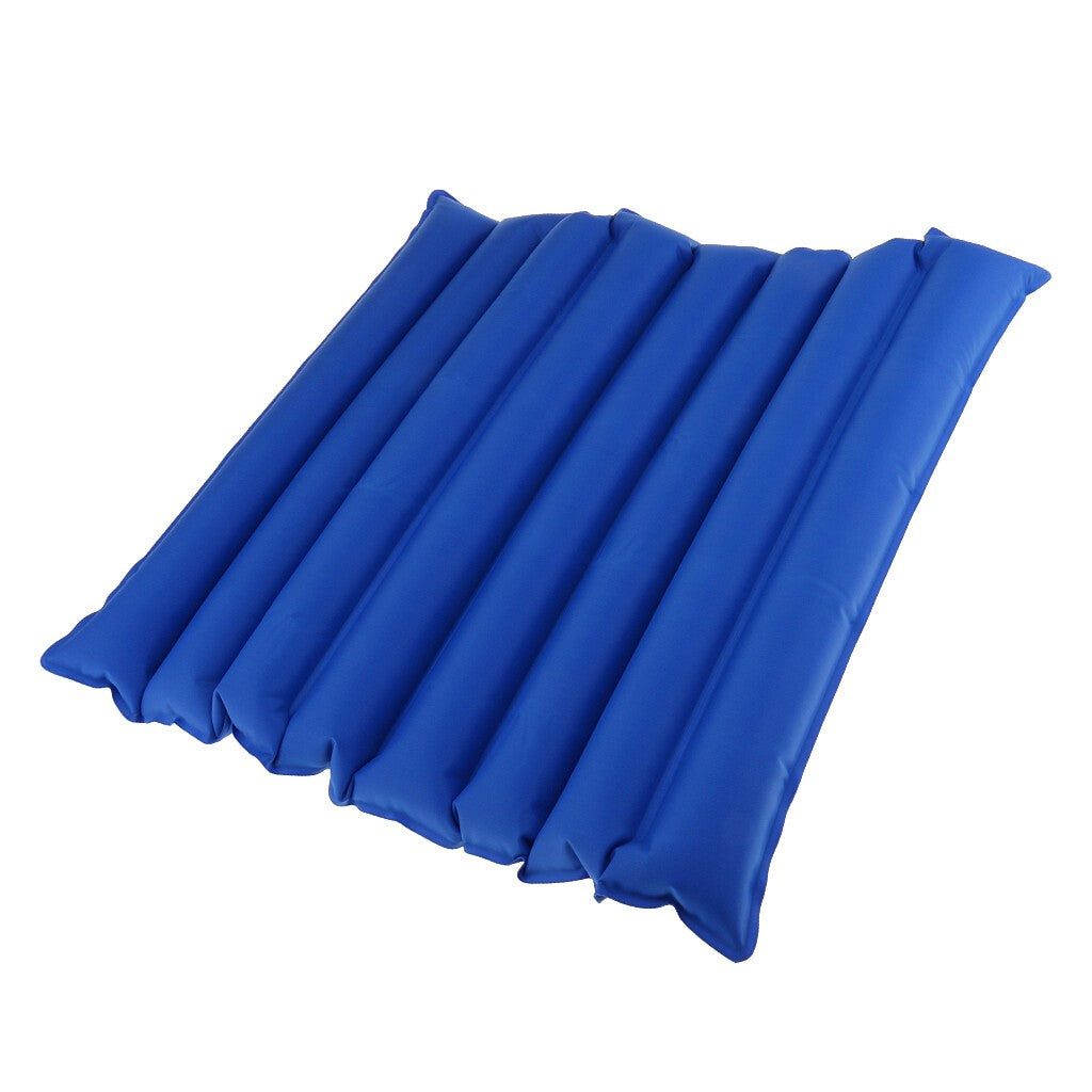 Pressure Relief Air Inflatable Seat Cushion Wheelchair Pillow with Pump Blue