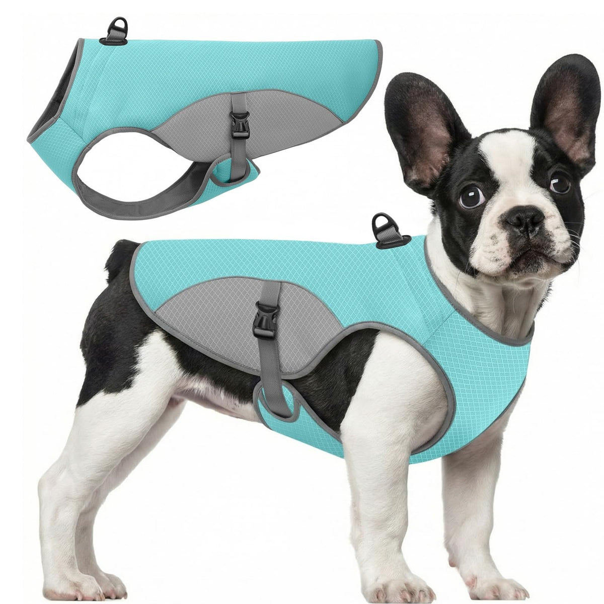 Dog Cooling Jacket For Large Dogs, Pet Cooling Vest With Mesh And D Ring,...