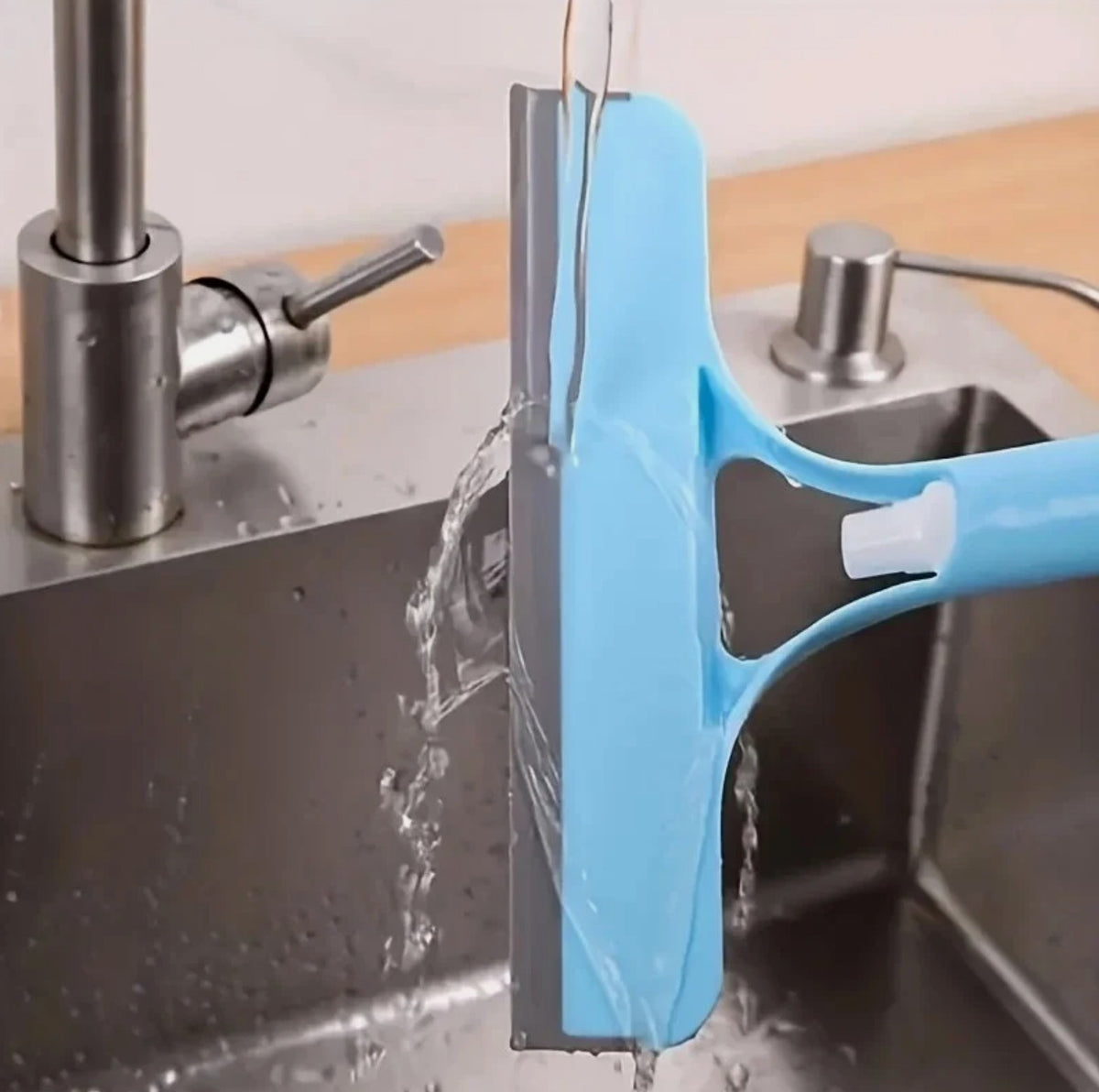 3-in-1 Window Cleaning Squeegee | Multi Function Glass Mirror Wiper Spray UK