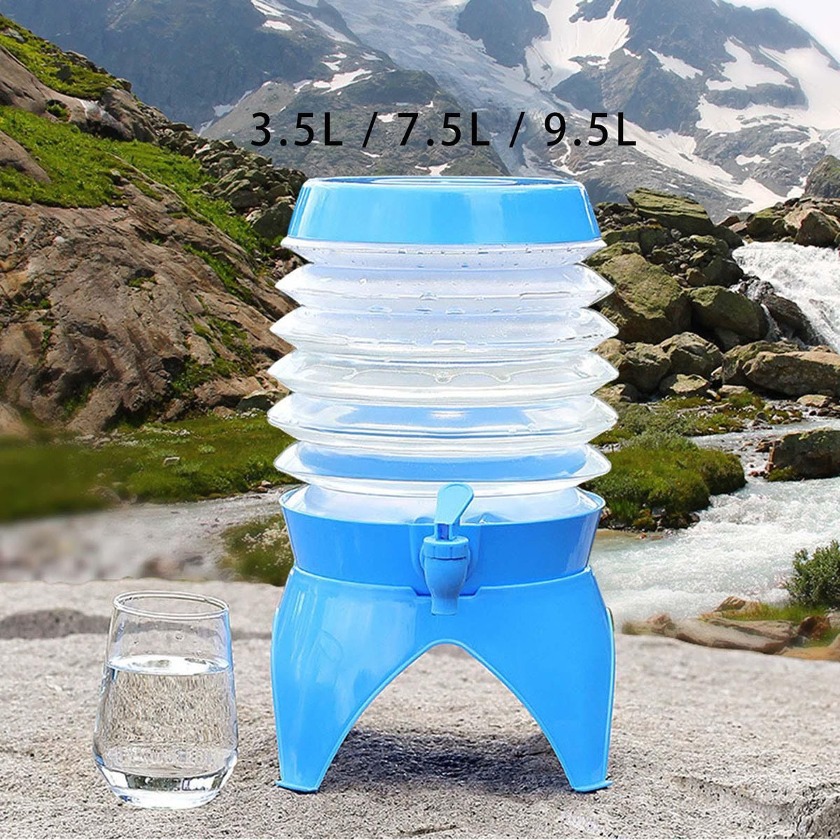 Water Container Water Storage Tap Bucket Water Jug Portable for Drinks Water
