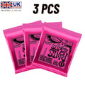 3 Sets Ernie Ball 2223 Super Slinky Nickel Wound Electric Guitar Strings 9-42