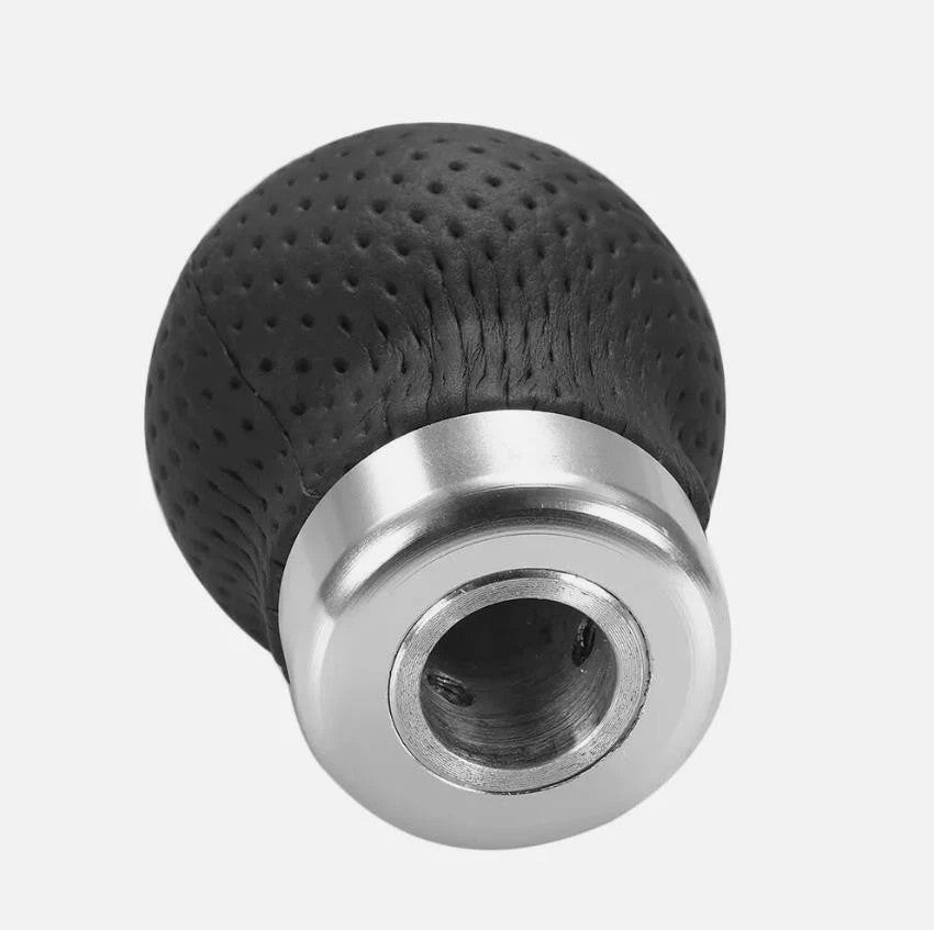 6 Speed Car Round Gear Knob Manual Shift Knob Shifter Lever Replace W/3 Adapters