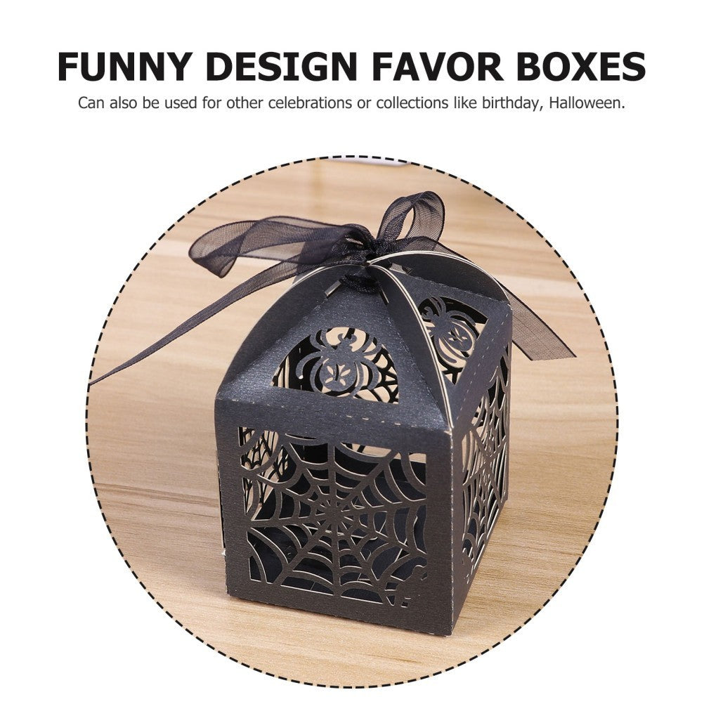 50 PCS Halloween Candy Box Party Favor Coffin Boxes for Treats Small