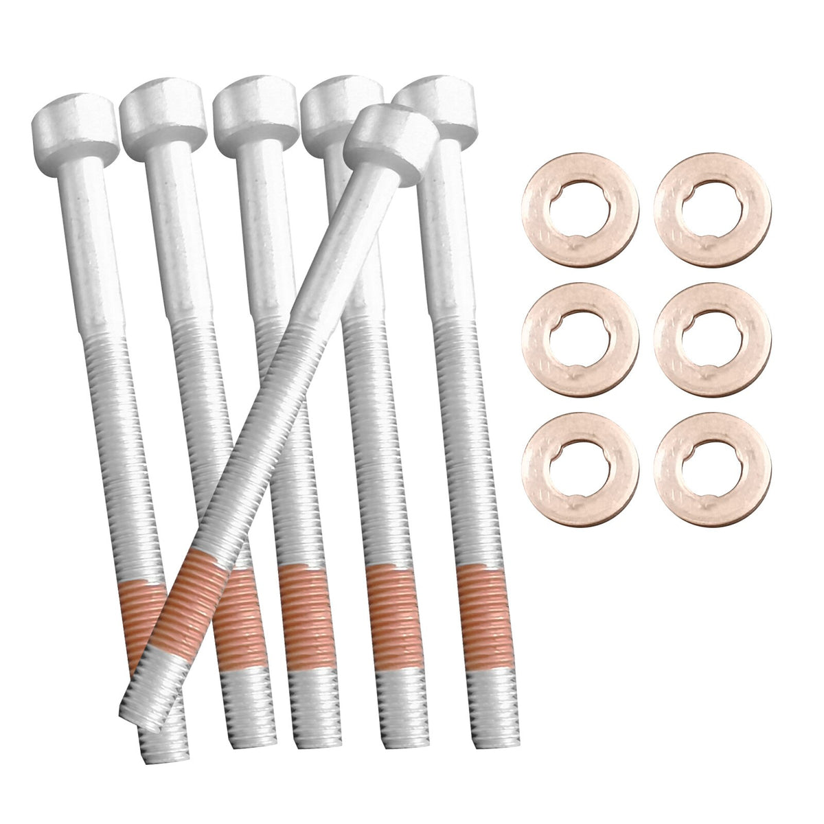 6pcs Injector bolts & Washers Seals Set For Mercedes Benz Sprinter A0009902907
