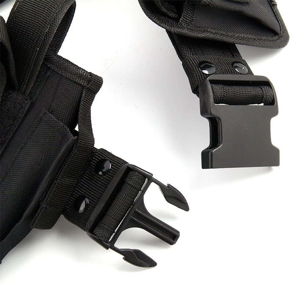Tactical Security Duty Belt 10-in-1 Set Nylon Modular Law Enforcement Belt Kit