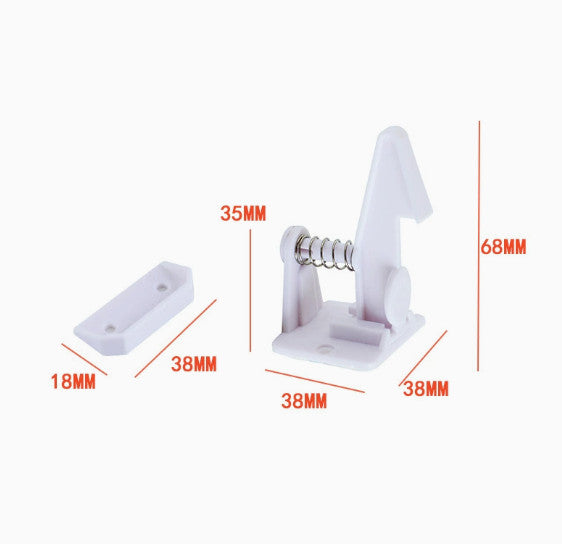 Kids 10pcs Safety Lock Protector Kitchen Cabinet Door Drawer Cupboard Catch