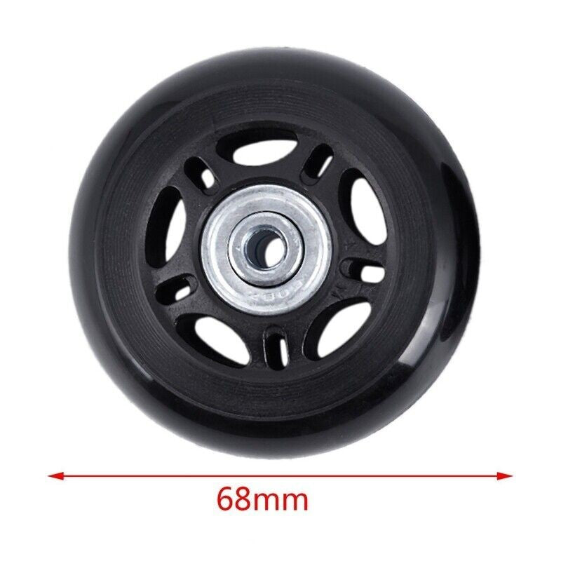 2 Set Luggage Suitcase Replacement Wheels Axles and Wrench Repair set OD 68mm A1