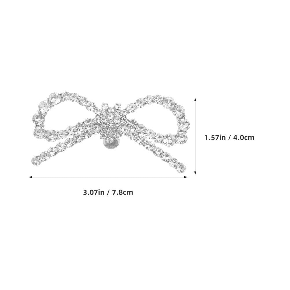 Shoe Jewelry Clips Shoes Brooches for Women Bow Shaped Decoration Knot