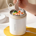 600ML Electric Heated Lunch Box USB Stainless Steel Food Warmer Leakproof UK