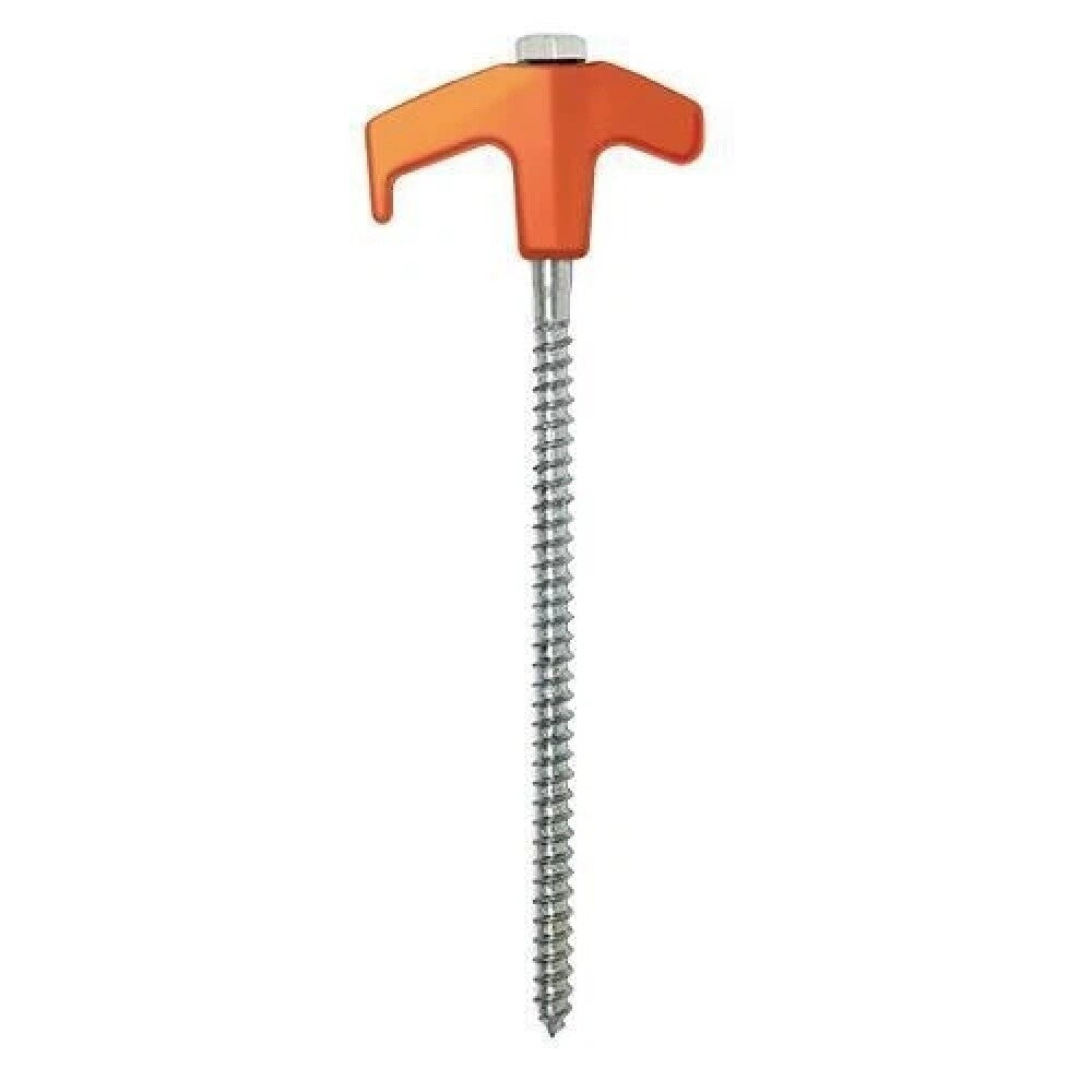 20X Screw In Hard Ground Rock Tent Pegs Stainless Steel Heavy Duty Awning Pegs🔥
