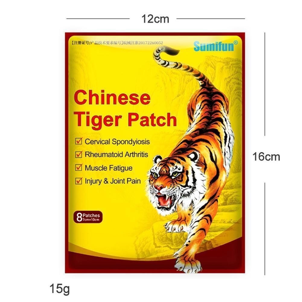 40X Tiger Patch Chinese Medical Back Heat Pain-Relief Plaster Pad Balm Arthritis