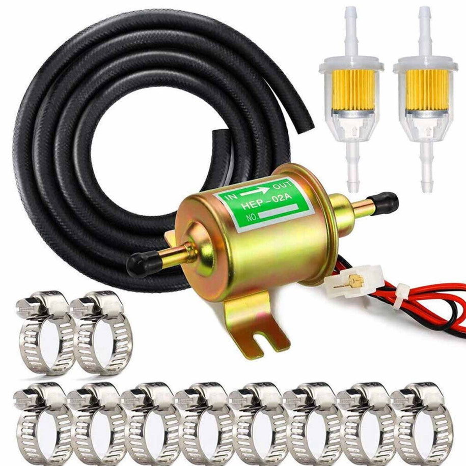 HEP-02A Petrol Gas Diesel Car 12V Universal Low Pressure Electric Fuel Pump A