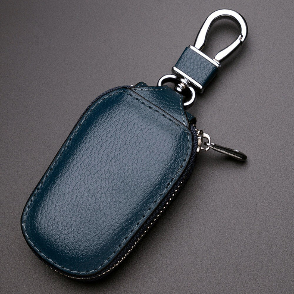 Pouch Purse Keys Organizer Zipper Car Keychain Covers Key Holder PU Leather