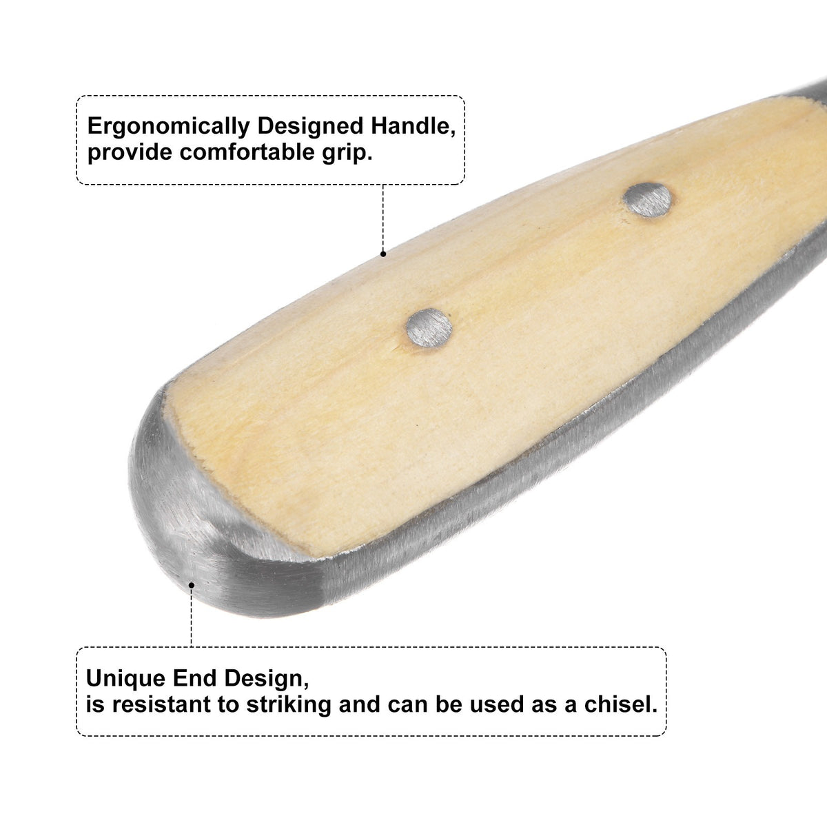 Slotted Screwdriver SL7.5 6" Flat-Blade Screwdrivers with Wooden Handle