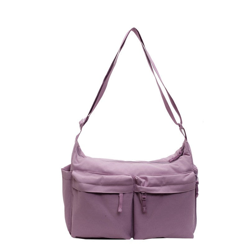 Canvas Shoulder Messenger Bag Large Capacity Retro Work Student UK