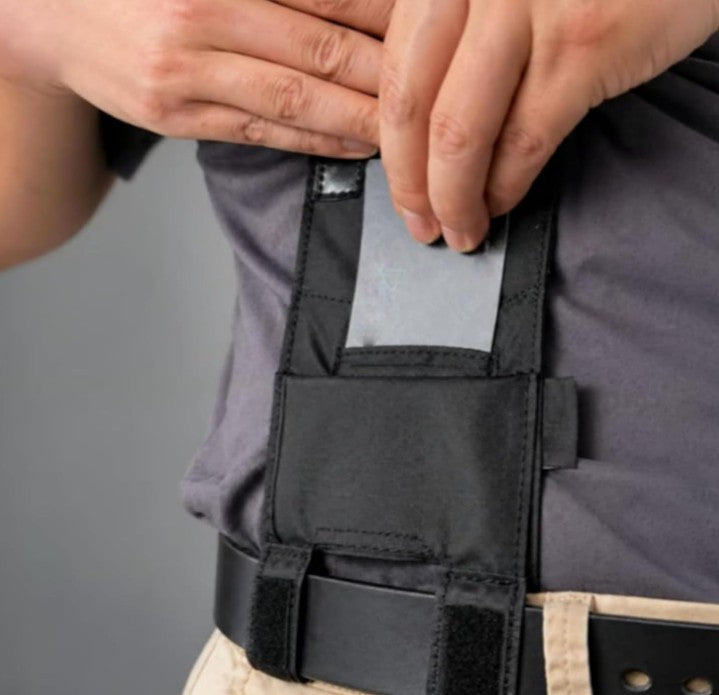 Slim Belt Wallet — Zero Bulk For Your Everyday Carry,Concealed Retractable