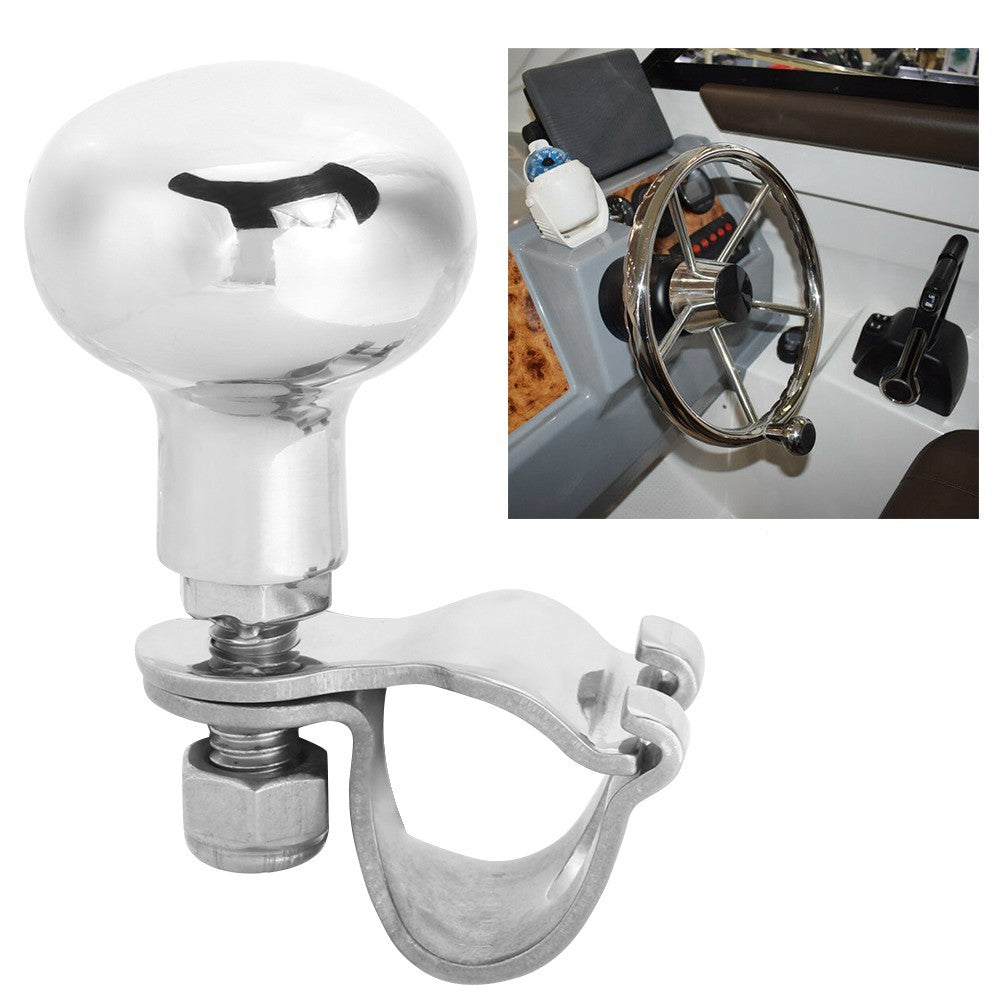 304 Stainless Steel Steering Wheel Knob Auxiliary Boosters Ball Handle Boat
