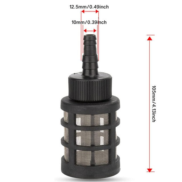 2 Pack Pressure Washer Water Pump Suction Hose Filters Inlet Dust Strainer