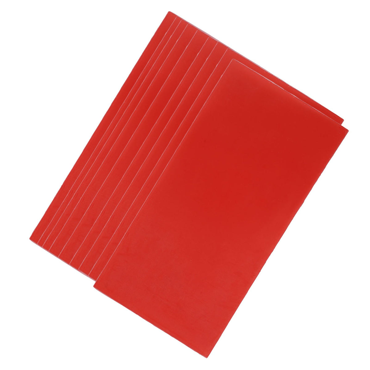 18Pcs Dental Base Plate Wax Sheet Red Utility Molding Casting Wax Sheet 1.3mm