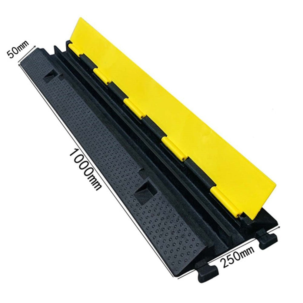 Heavy Duty 2 Channel Cable Protector Ramp 22000lbs Load Wire Cord Cover Guard UK