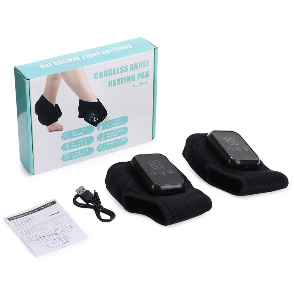 1/2x Electric Foot Ankle Massager Method Massager Vibration Infrared Pain Relief