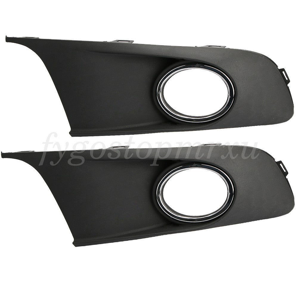 For VW Caddy Touran 2010-2015 Bumper Fog Light Lamp Chrome Trim Covers Grills