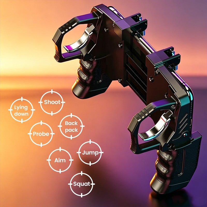 For Cell Phone Trigger Free Fire PUBG Controller Gamepad Joystick Android iPhone