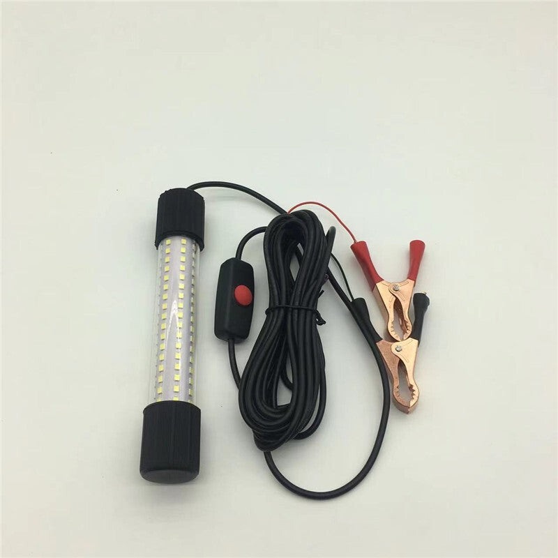 12V 126LED 5M Underwater Submersible Fishing Light Night Crappie Shad Squid Lamp