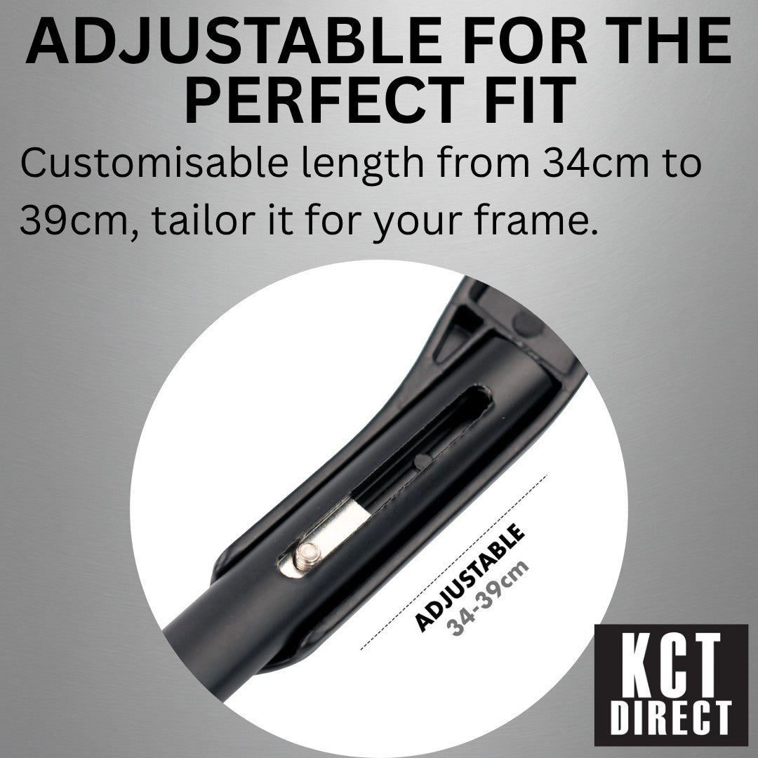 BIKE STAND ADJUSTABLE MOUNTAIN BICYCLE PROP KICK REAR SIDE LEG FOLDING ARM UK