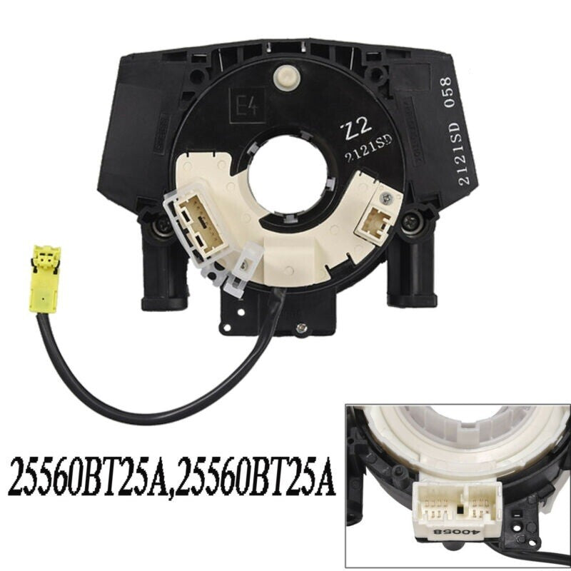 Fit Nissan Navara D40 Quashqai 25560BT25A Squib Spiral Clock Spring Airbag Cable