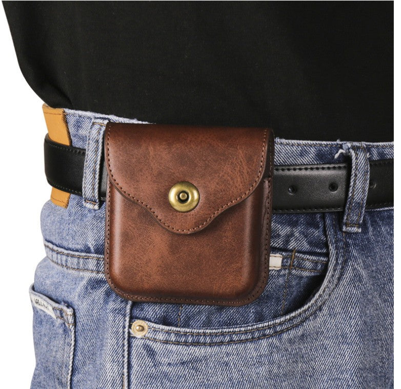 For Motorola Razr 5 Magnetic Flap Case PU Leather Belt Clip Holster Pouch