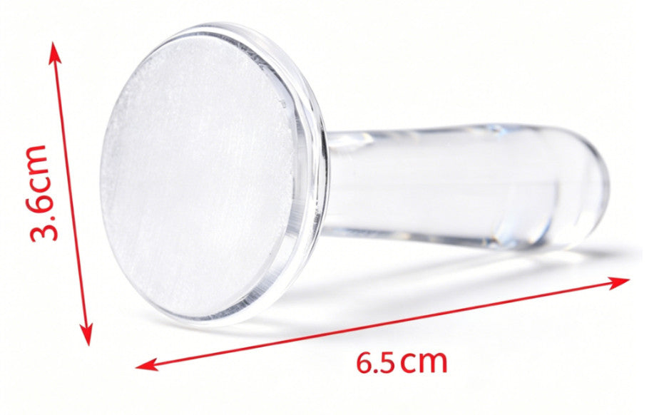 *Glass* Muller Pigment Grinding Pestle Oil Painting Watercolor Grinding Pestle