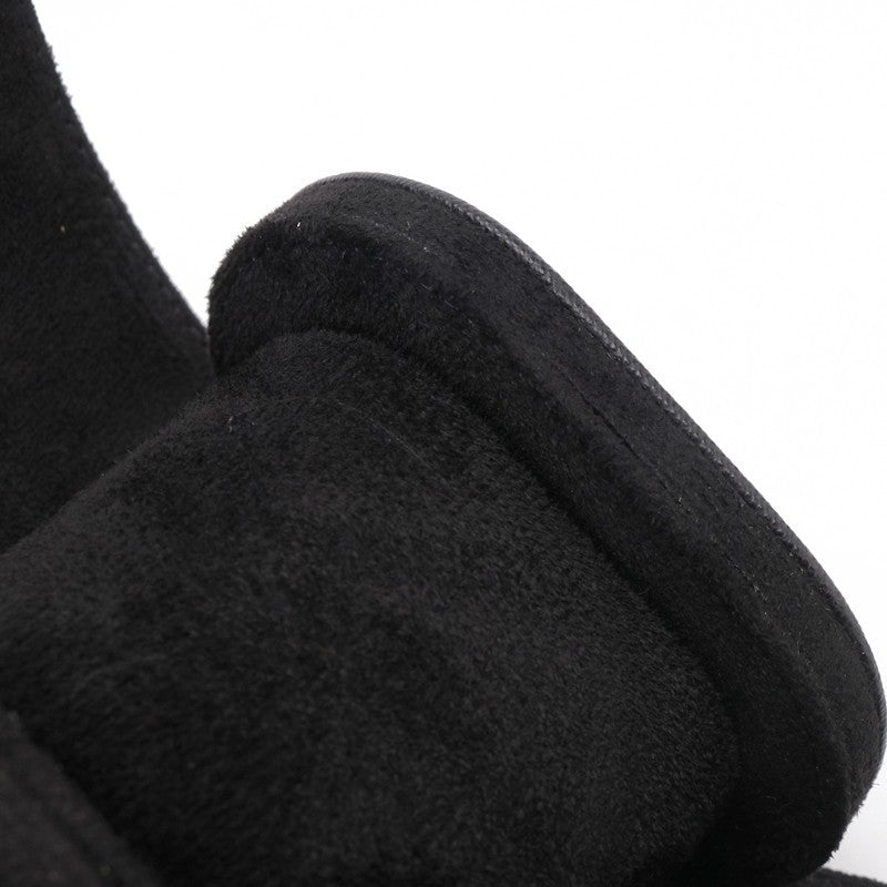 Black PU Leather Watch Storage Box Travel Single Watch for Men or Women