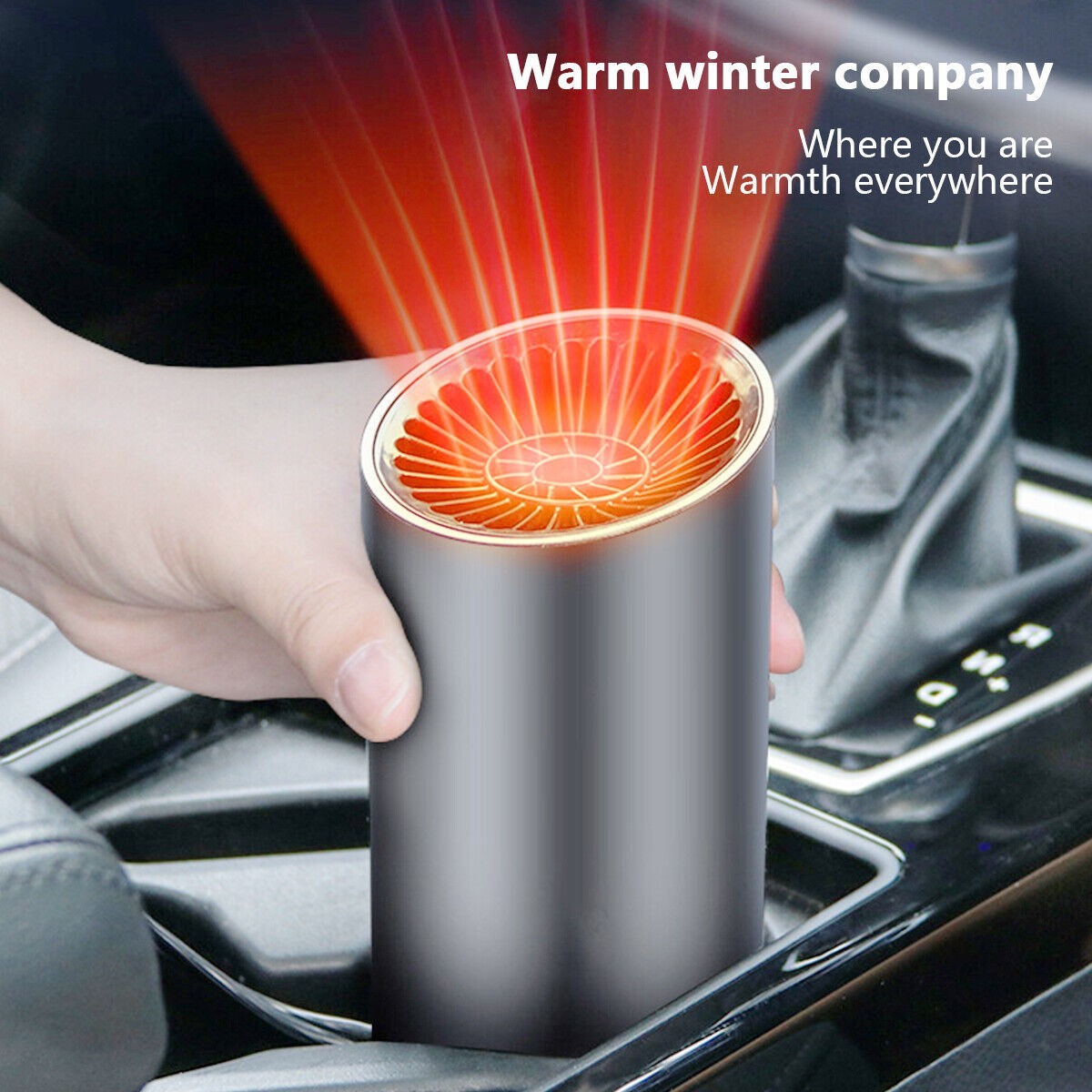 Car Heater 150W 12V Windshield De-Icers Fast Heating & Cooling Fan Cars Machine