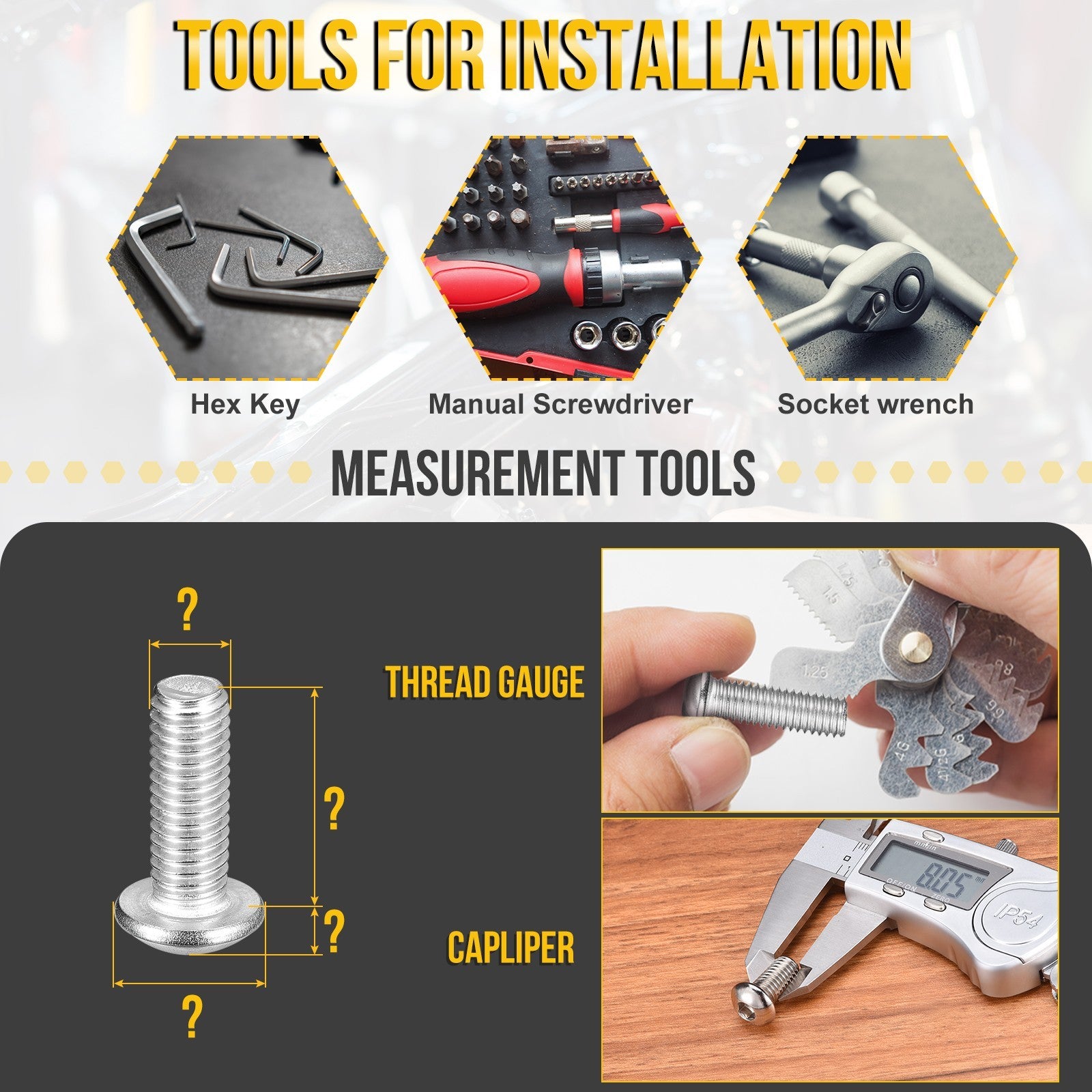 M5-0.8x140mm Button Head Socket Cap Screws 5Pack 304 Stainless Steel Silver