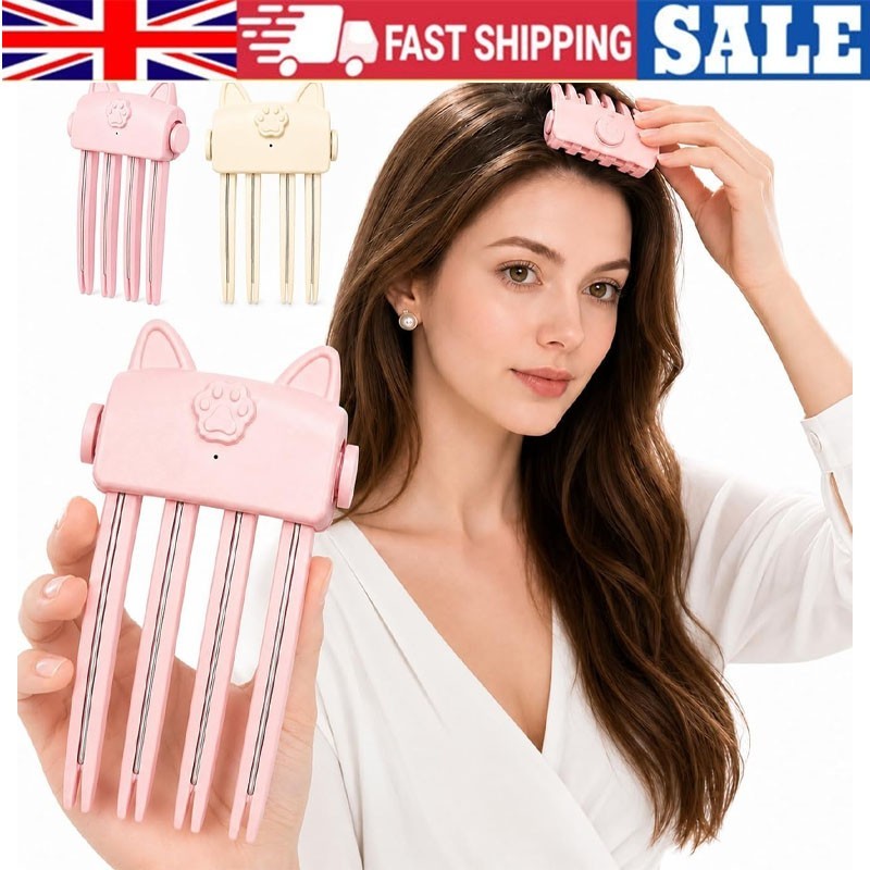 Electric Cordless Heated Hair Volume Clip - Root Clips for Curly Hair Volume