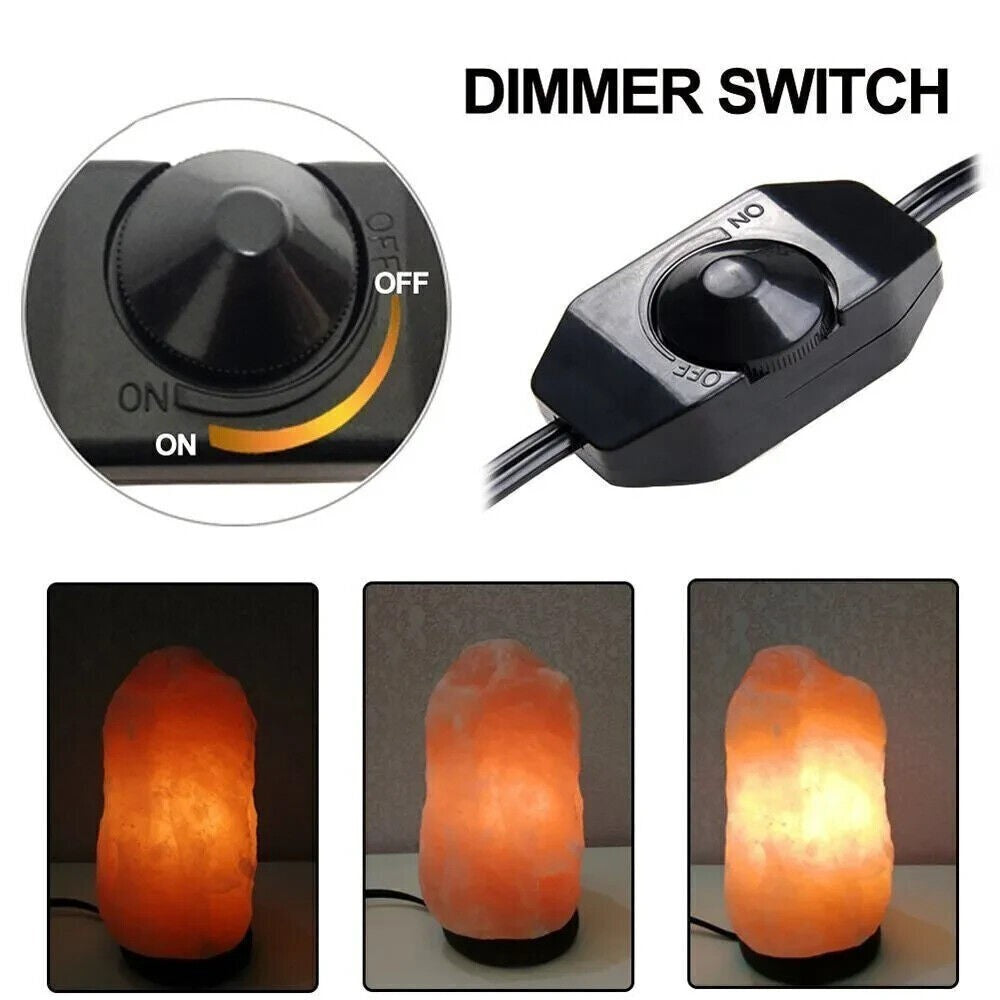 Himalayan Salt Lamp Replacement CORD black UK PLUG with ON/OFF Switch Cable E14