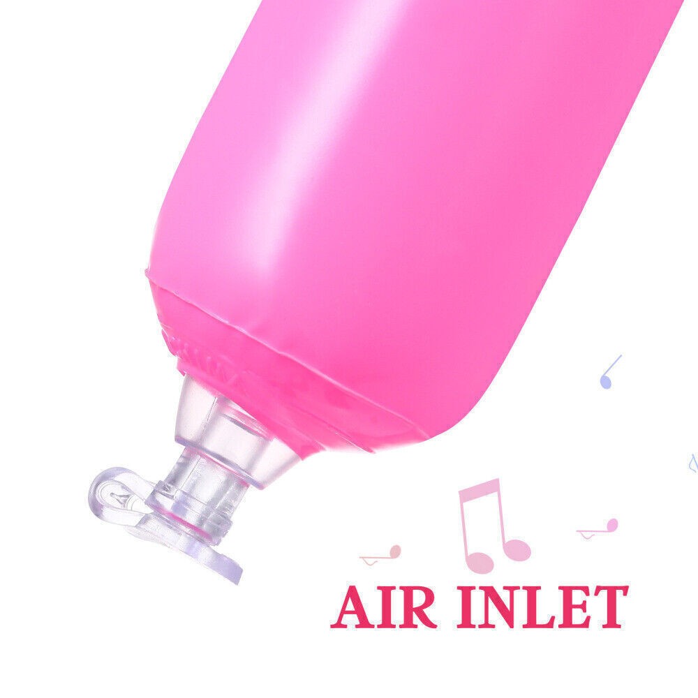 60 pcs Inflatable Microphone Toys Fake Inflatable Microphone Prop for Party