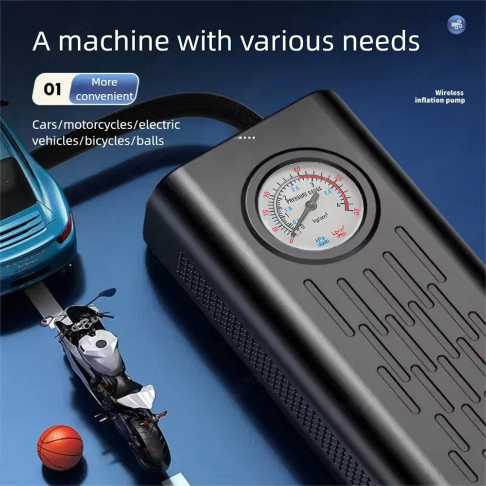 Inflator Portable Air Compressor For Bikes Motorcycle Car Electric Air Pump Tyre