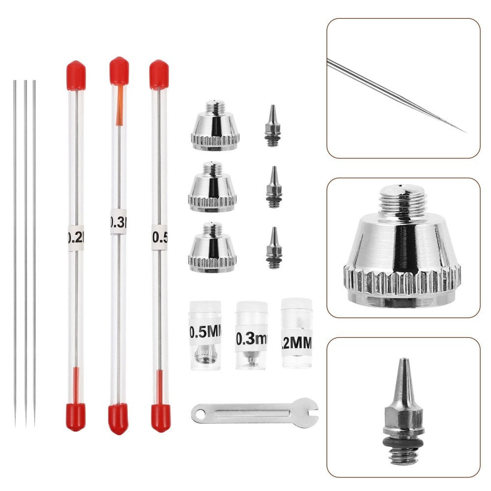 Needle Airbrushes Iwata Nozzle Accessories Replacement Set