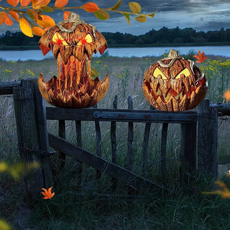 2025 New Halloween Pumpkin Noise Activated Pumpkin Animated Talking Pumpkin.*