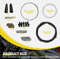 5 Metres Motorcycle Diy Throttle Cable Kit Nipples Ferrules Fit Pit Dirt Bike