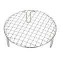 6.5 Inch Round Cooking Rack, Stainless Steel BBQ Grill Baking Rack with Legs