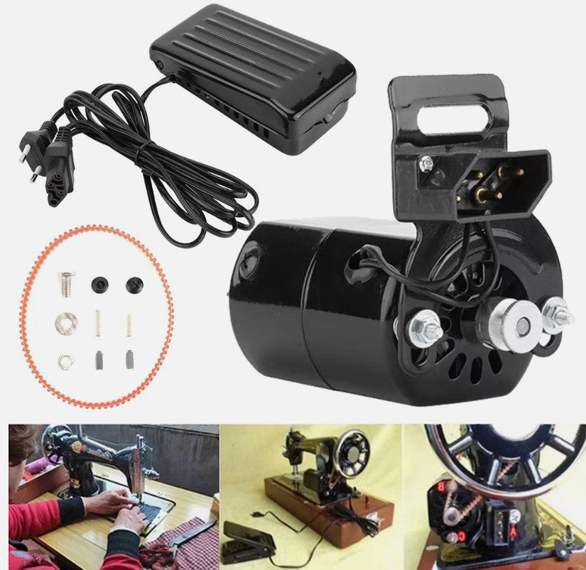 180W Sewing Machine Motor Replacement Foot Pedal Control For Household Machines